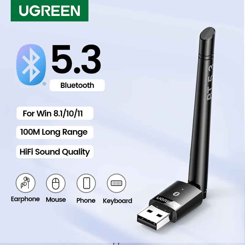 UGREEN PC Ŀ USB  5.3 ,  콺 Ű   ù ۽ű,  